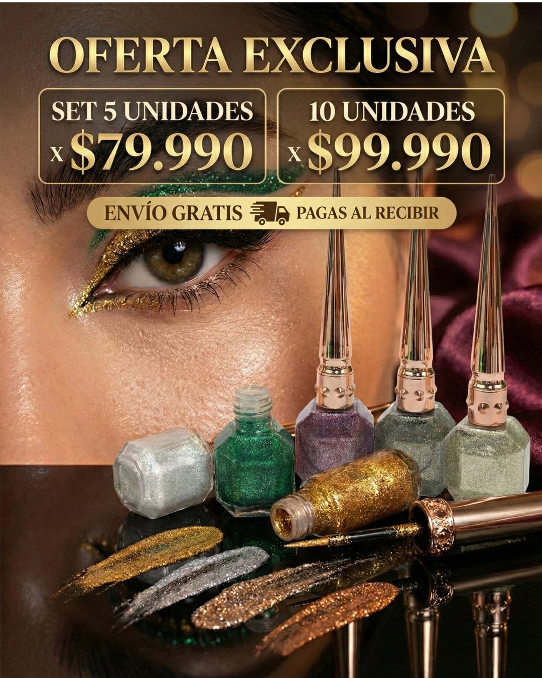 Delineador Líquido Diamond Glitter