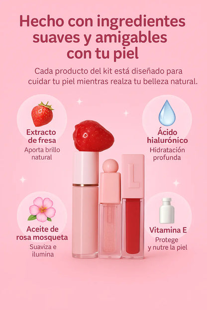 💖KIT “Natural Glow” 5 Productos (A Prueba de Agua)