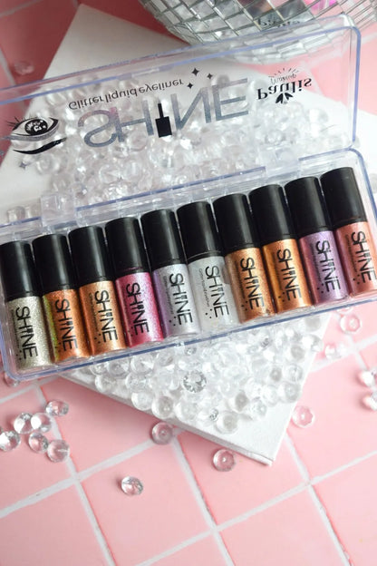 ✨Delineador glitter - KIT x 5 a prueba de agua