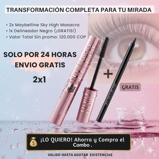 Sky High 2x1 y Delineador GRATIS.